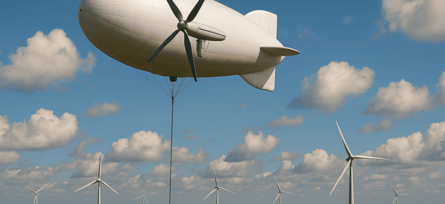 генератор электроэнергии на дирижабле